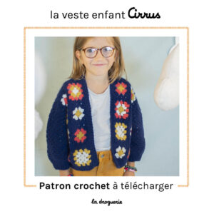 Fiche du poncho adulte Bois de Vincennes  Patron tricot à télécharger -  La Droguerie
