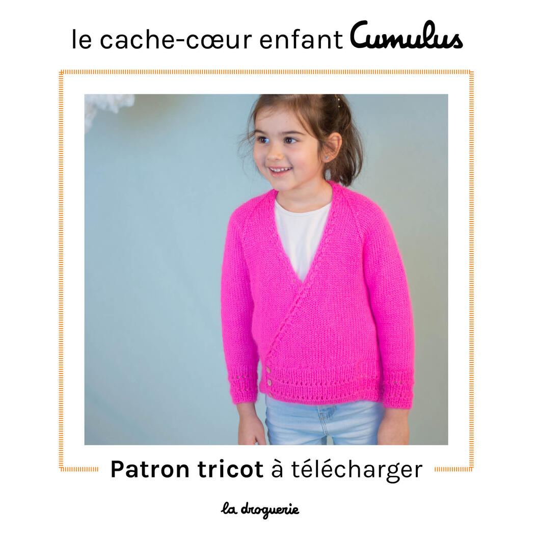 Petite - Pull cache-cœur doux