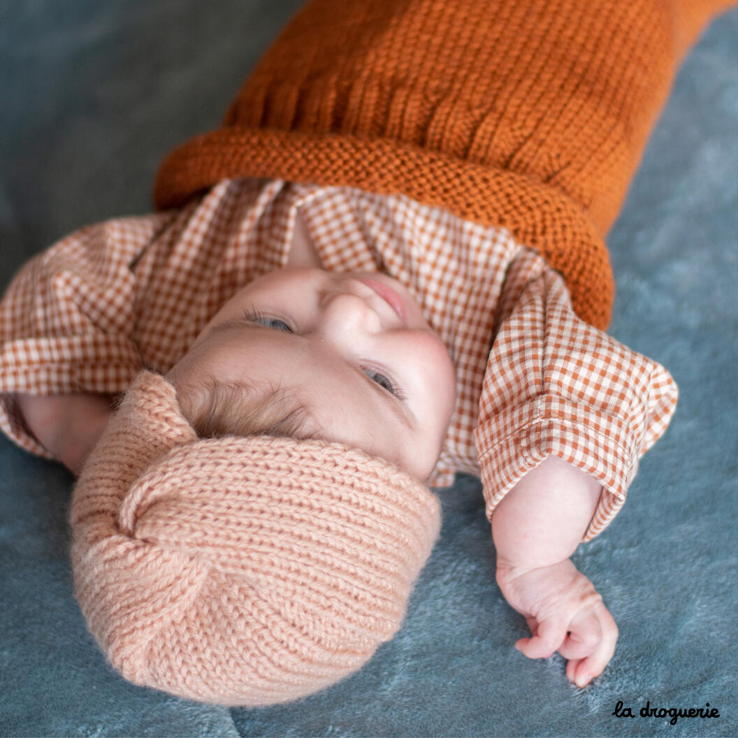 Kit A Tricoter du turban croisé bébé Nimbus