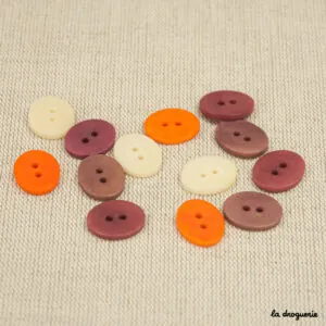 Bouton Entracte corozo pion ovale 18 x 14 mm