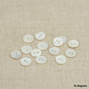 Bouton Palourde viennois 2 trous 10 mm