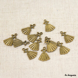 Perle Amulette Ballerine robe | Perle 20 x 14 mm