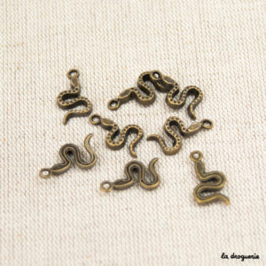 Perle Amulette Canyon serpent | Perle 20 mm