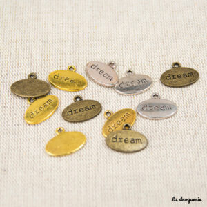 Perle Amulette ovale dream | Perle 18 x 13 mm