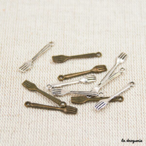 Perle Amulette pique-nique fourchette | Perle 24 mm