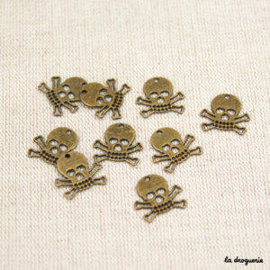 Perle Amulette pirate pavillon | Perle 17 mm
