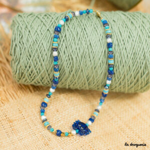Collier Blue lagoon | Kit bijou