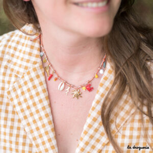 Collier Danse de corail | Kit bijou