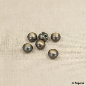 Bouton Pourpoint boule bottine 13 mm - Laiton brossé