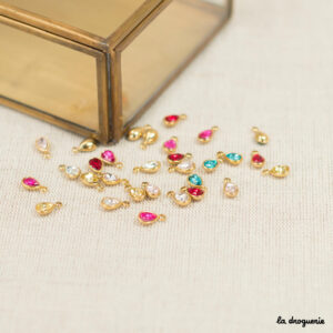 Perle Allure strass pendant goutte | Perle 10 x 5 mm