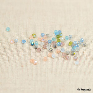 Perle Ballerine boule facettes | Perle 4 à 3 mm
