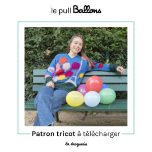 Fiche pull femme Ballons | Patron tricot à télécharger