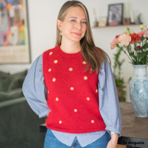 Pull femme Jardin de Montpensier | Kit à tricoter