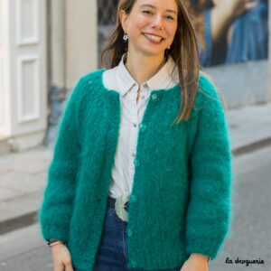 Cardigan femme Frisco | Kit à tricoter